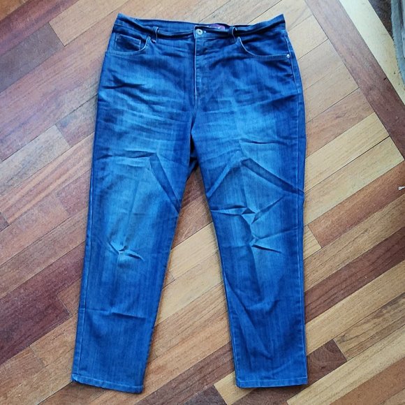 Gloria Vanderbilt Classic High Rise Tapered Jeans Size 14 Short - Picture 2 of 16